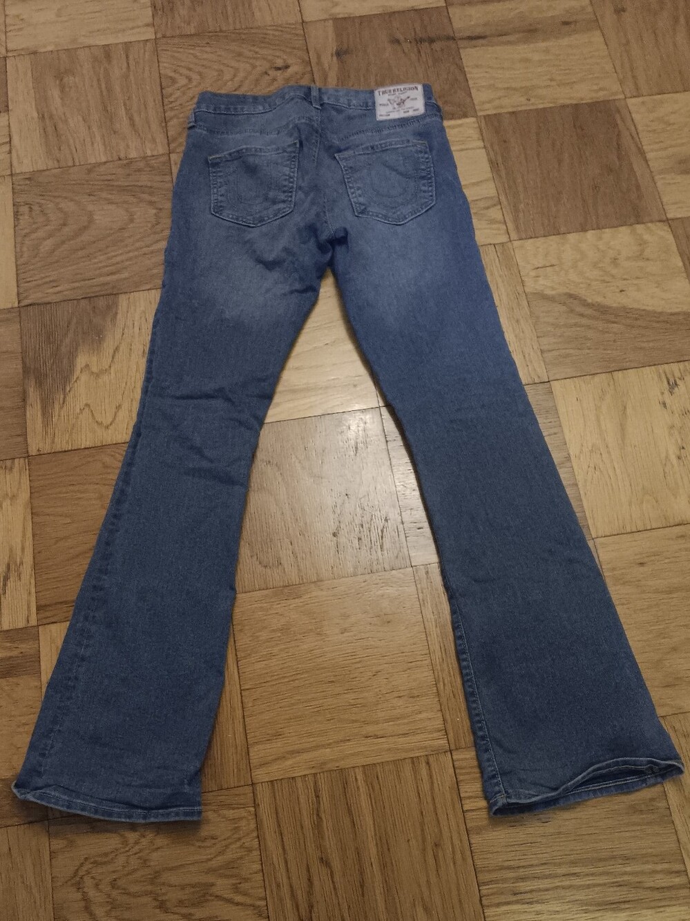 TRUE RELIGION BECCA Blue Flare & Wide Leg Jeans